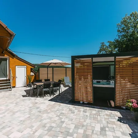 Ferienhaus Leha Avec Jacuzzi A Pour 5 Personnes Rimbachzell